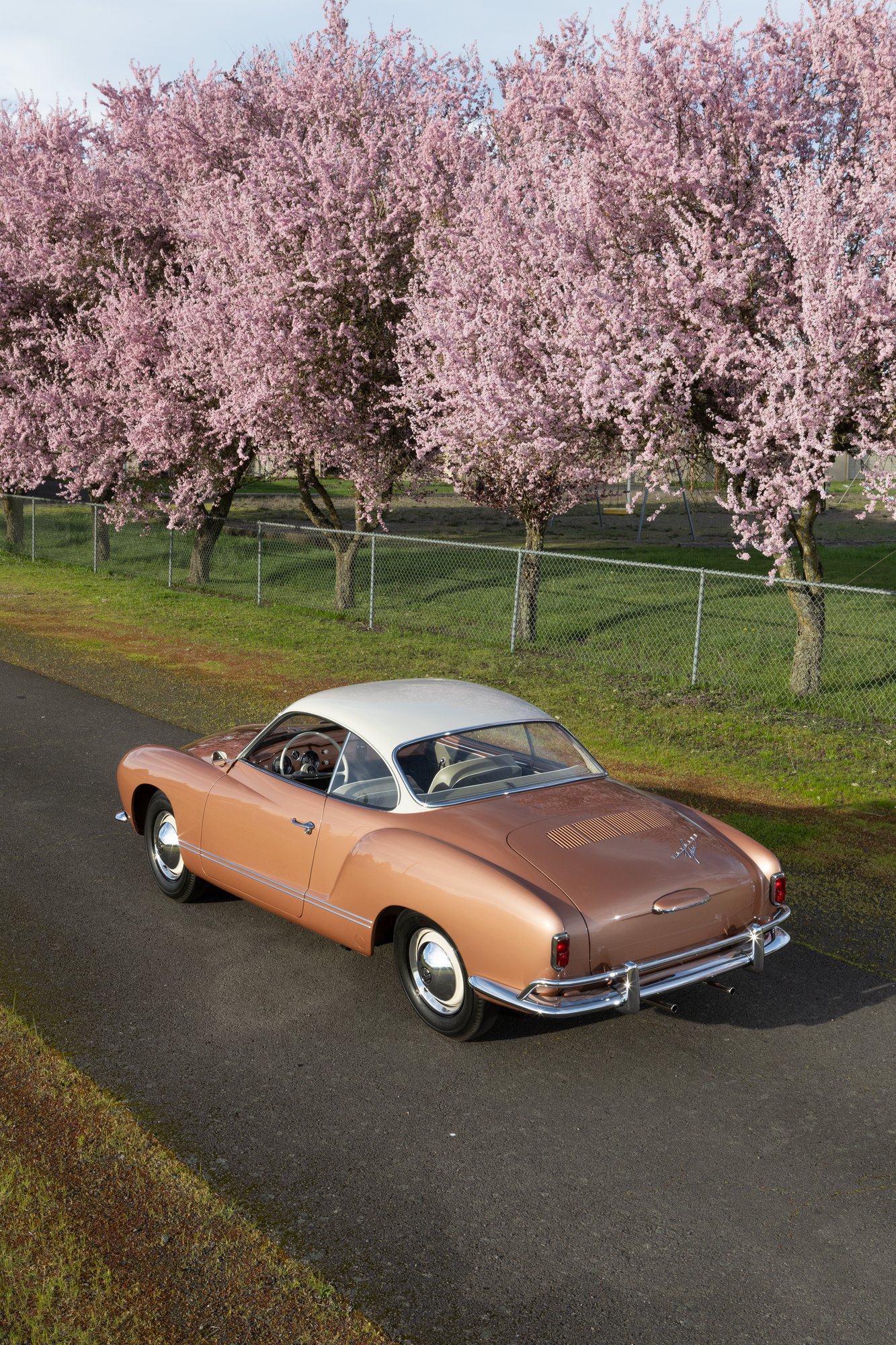 The Beige Grey roof and wheels offset the main body's Cognac paint color, resulting in a highly sought-after factory paint scheme.