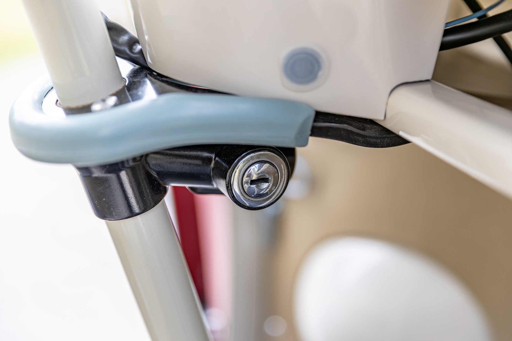 Rarely seen in the US, a steering wheel lock is more common in Europe.